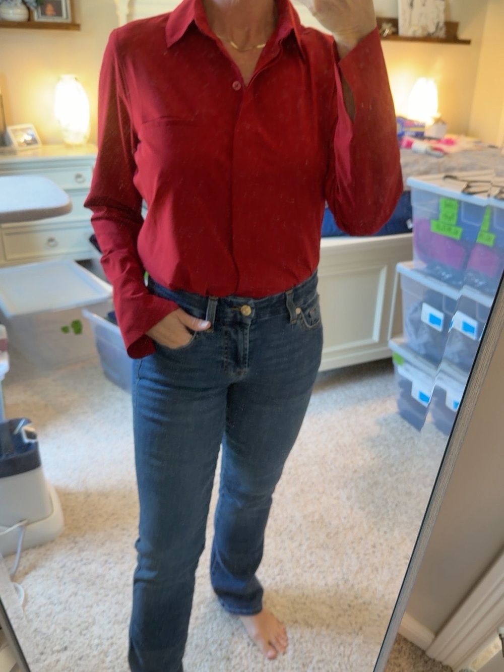 7 For All Mankind Blue Jeans
